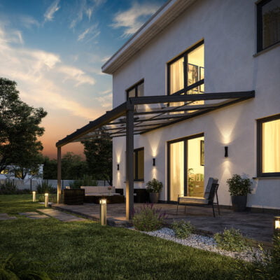 pergola tarasowa - dachy szklane murano