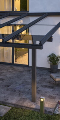 pergola tarasowa - dachy szklane murano